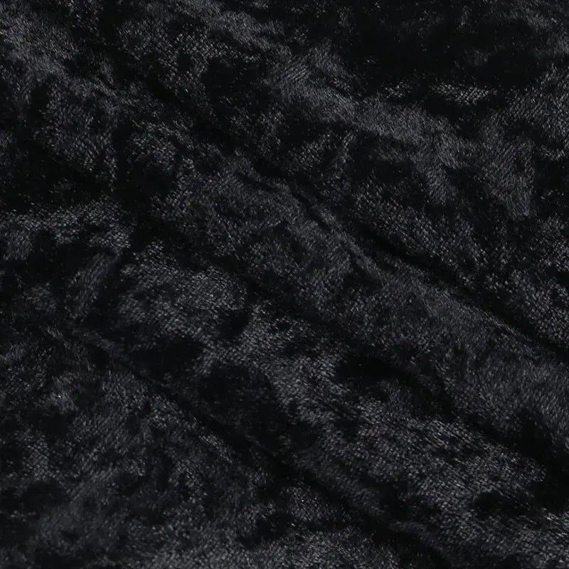 Goth Dark Elegant Mall Gothic Women Evening Dresses Grunge Aesthetic E-girl Velvet Midi Dress Lace Splice Sexy Split Alt Outfits Coven Couture Collective